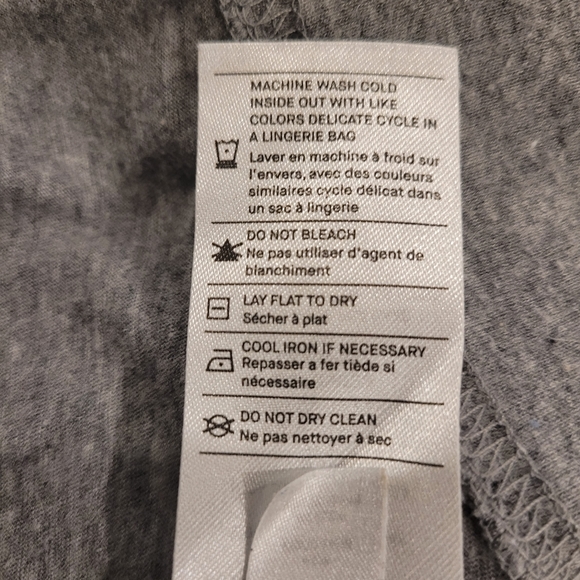 Vince long sleeve grey top size small. Pima cotton/alpaca - Picture 5 of 7